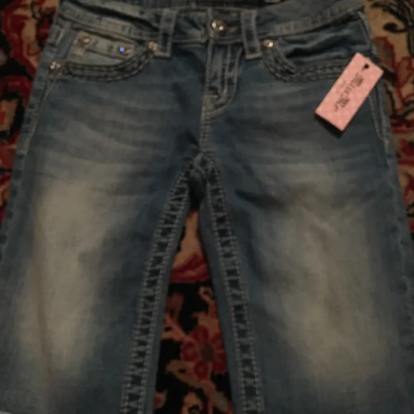 Miss Me girls bermuda shorts beautiful embellished pockets - Picture 7 of 11